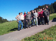 Schachclub Oberwinden auf Wanderung