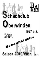 Schachblättle 2010/2011 Nr. 1
