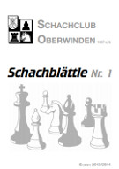 Schachblättle 2013/2014 Nr. 1