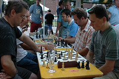 Dorffestblitz 05 - Michael Weber (Oberwinden) gegen IM Gavin Wall (TSV Bindlach-Aktionaer)