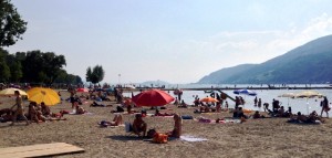 Ziel des 2 km Walking 1