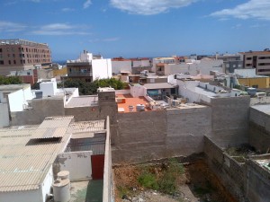 Blick aus der Mietwohnung